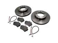 VOOR Remblokken en remschijfpakket voor Porsche Boxster 986 2.5L / 2.7L 1997-04 - 98735193903, 98635140105, 99661236501, 98735193903BRE, 98635140105BRE, P65007, 98635139311, 98635193911, 98635193913, 98635193915, 98735193902, 98735193904, 09948211, 99661236500