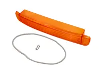 Knipperlichtglas voorzijde, Amber. Porsche 944S2 / 944T - 95163116100, 95163116200 - 95163116100, 95163116200