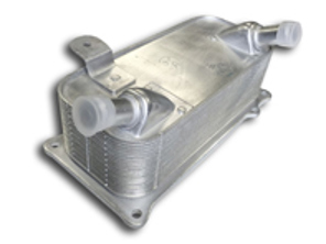 Radiatore dell'olio del radiatore sul motore. Porsche 957 Caienna - 94810727103, 94810727102, 31318