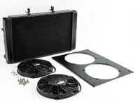 Kühler-, Lüfter- und Lüfterhaubensatz aus Aluminium. Porsche 944 / 944 Turbo - 95110603150, 95110603103, 95110603105, 95110603107, 94410603103, 94410603104, 94410603101