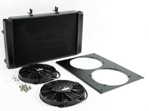 Kühler-, Lüfter- und Lüfterhaubensatz aus Aluminium. Porsche 944 / 944 Turbo - 95110603150, 95110603103, 95110603105, 95110603107, 94410603103, 94410603104, 94410603101