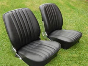 Vordersitz-Restaurierungssatz (2 Sitze). Porsche 356 1959-65 - 644521BK