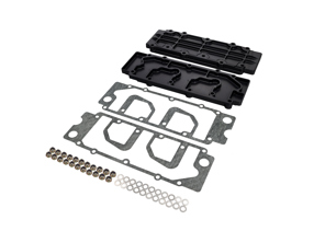 Unterer Nockenwellen-Motorabdeckungssatz – Legierung in Schwarz Porsche 911 1968–89 - 93010511605, 90003101430, 90008400402, 93010519507