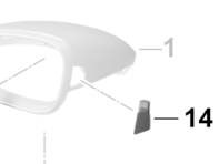 Door mirror warning light. Porsche 971 Panamera LHD - 971953039D, 971953039F, 971953040D, 971953040F - MP00232, MP00234