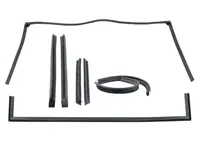 Targa afdichtingsset. Porsche 914 - 914TSK, 91456303910, 91456331910, 91453118510, 91453118610, 91453114310, 91453114410, 91456307711