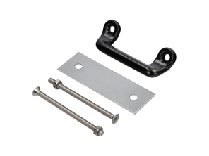 Gancio di bloccaggio della cinghia del sedile posteriore, nero. Porsche 911 1965-79 - 90155580120, 477885761, 477885761A - A167588774, C781A, 1689550200