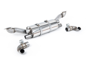 Silenciador trasero deportivo Milltek para escape deportivo Porsche (PSE). Porsche 991.1 Carrera 2S / Carrera 4S - 99111143705, 99111143706, 99111143707, 99111143708 - SSXPO181