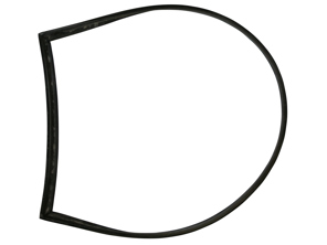 Guarnizione del finestrino posteriore (interno). Porsche 356 COUPE - 64454390500, 64454390300, 64454390400 - 356100, 356101, 1686000370, 1686000380