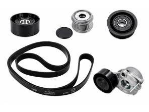 Drive Belt and Pulley Kit. Porsche 95B.1 Macan Diesel - 958903137, 95510211801, 95510211921, 958903133, 94660395500/1