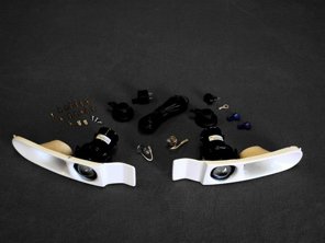 Condotti Aria Freno Anteriore turbo S style con fendinebbia. Porche 993 - 99363198000, 99363198001