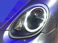 氙气大灯投影仪 + 极光灯 保时捷 987 05-08 黑色镜头 右驾 - 987631012
