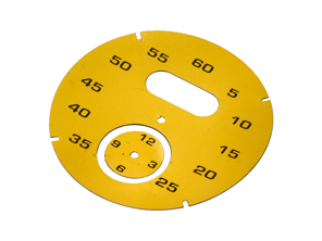 Quadrante strumento crono sport, Speed Yellow. Porsche 997 / 991 / Boxster / Cayman / Panamera - 97641997051