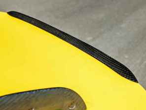 Mini Gurney Flap voor originele vleugel in droge koolstofvezel. Porsche 718 Cayman GT4 RS - SRMGFOEM