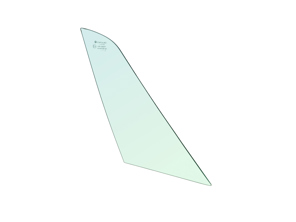 Front fixed 1/4 window glass, Green Tint. Porsche 911 69-89 COUPE / 964 COUPE - 91154251100, 91154251200