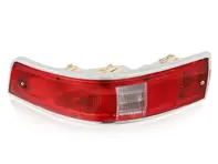 Hintere Blinkereinheit & Streuscheibe aus Metall (SWB). Porsche 911/912 1963-68 USA - 90163140401, 90163140301