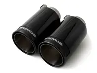 Exhaust tail pipe set Porsche 987 Gen 1 Boxster and Cayman 2006-2009 - 002698CBR, 6861061500, 0026 98CBR