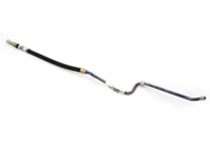 Linea dell'olio alla pompa dell'olio del turbocompressore. Porsche 965 Turbo 3.3L - 93010733604, 93010733606