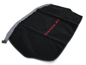 Rear parcelshelf carpet set, Guards red. Porsche 964 Carrera RS - 96455507500BQF
