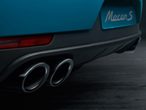Terminali di scarico, in nero. PorscheMacan II - 95B044205A